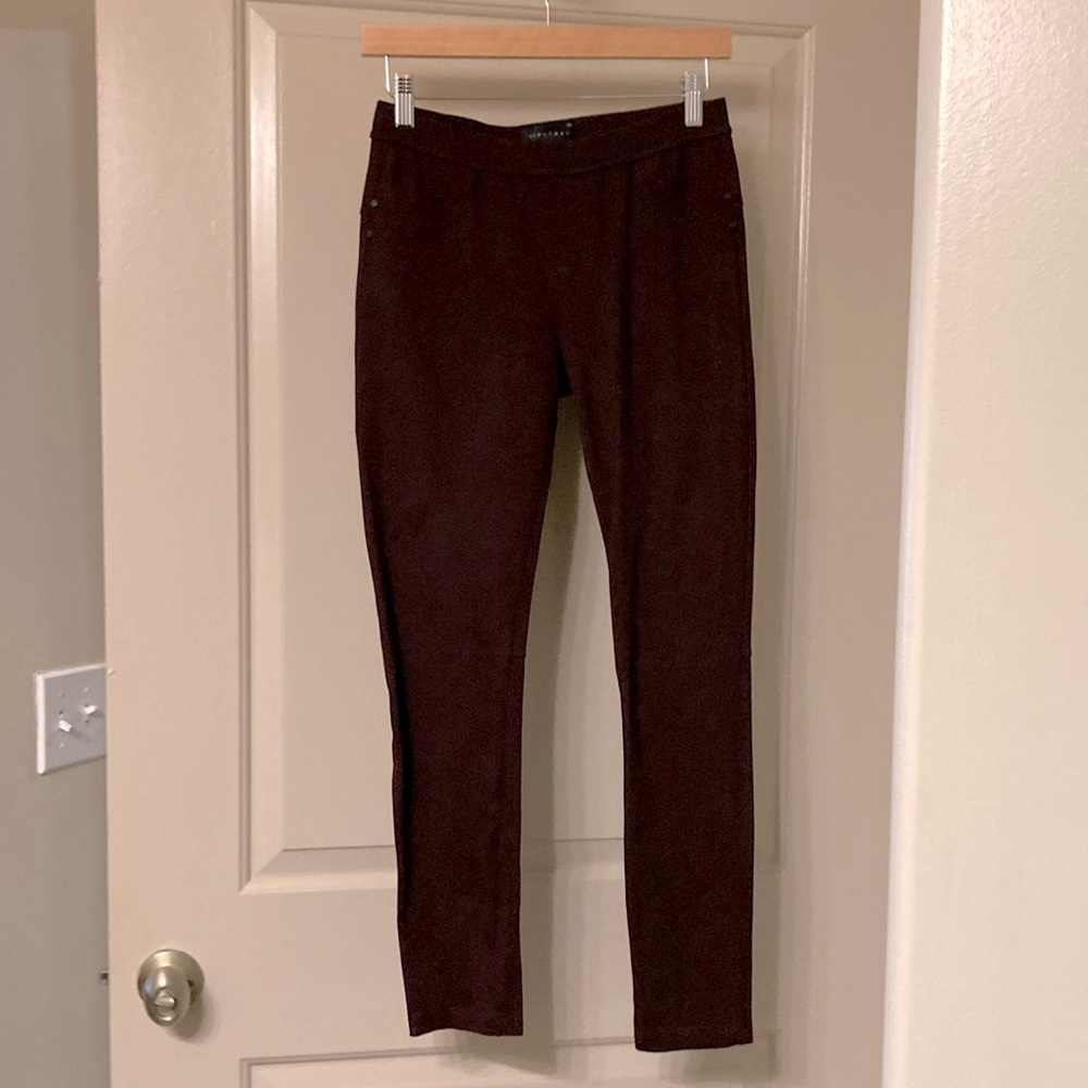 Sanctuary burgundy leggings -size small